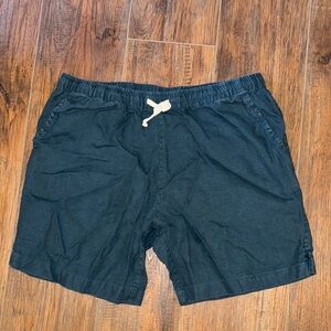 Alex Crane Casual Blue Drawstring Shorts Size L